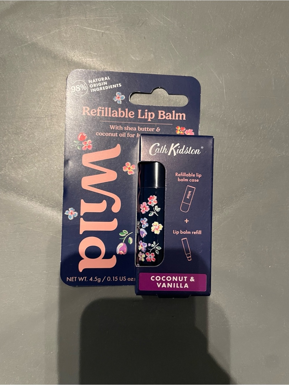 Cath Kidston Wild Cosmetics Floral Lip Balm Starter Kit Coconut & Vanilla 0.15oz